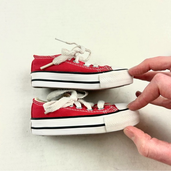 Converse Infant Red Sneakers - Picture 2 of 8